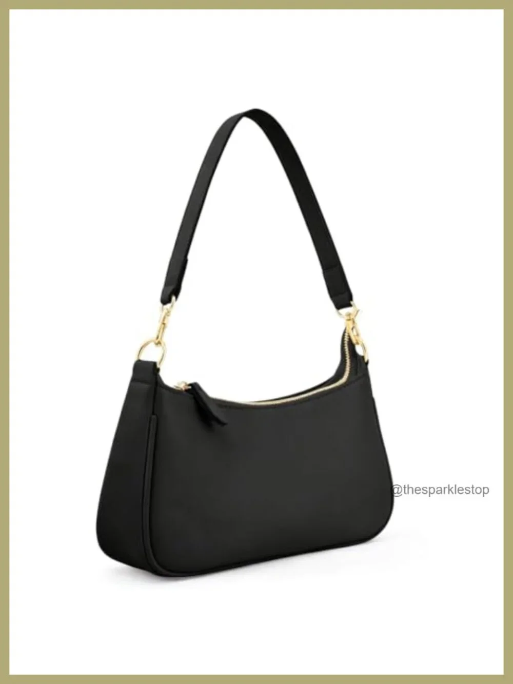 PU Leather Small Hobo Shoulder Purse with Removable Straps
